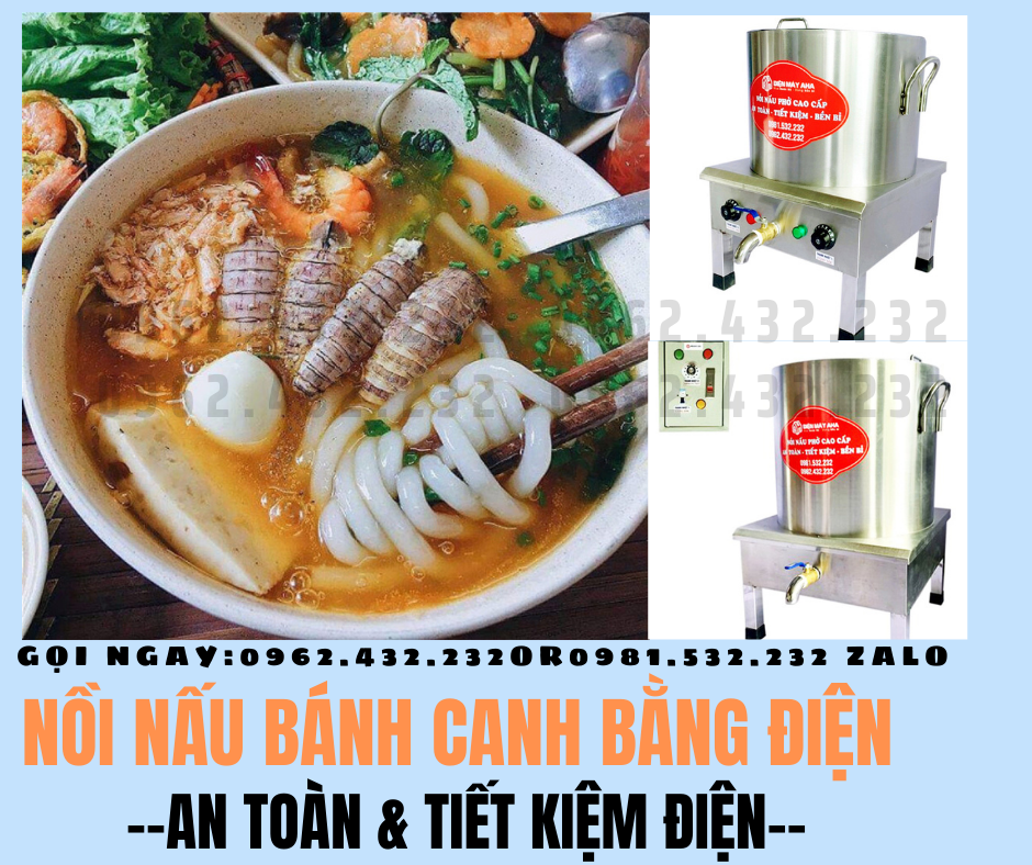 Nồi nấu bánh canh bằng điện