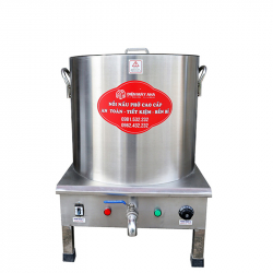 Nồi nấu phở 60 lít điện liền