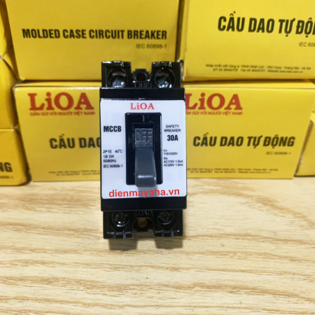 Aptomat Lioa 40A dùng cho nồi nấu phở điện liền