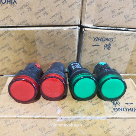 Đèn báo M22 màu xanh ,đỏ, vàng