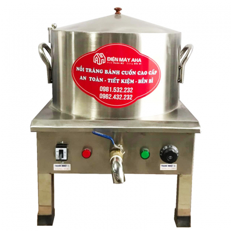 Nồi bánh tráng cuốn 50cm có bệ inox 304