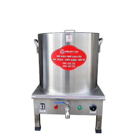 Nồi nấu phở 50 lít điện liền