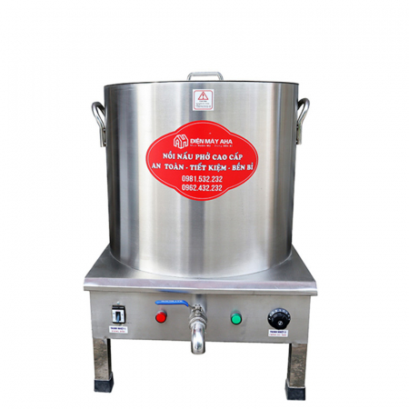 Nồi nấu phở 60 lít điện liền
