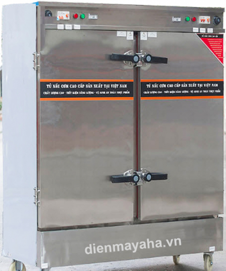 Tủ nấu cơm công nghiệp 24 khay dùng điện
