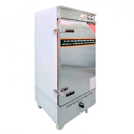 Tủ nấu cơm công nghiệp 10 khay dùng gas và điện