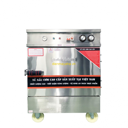 Tủ nấu cơm công nghiệp 4 khay dùng điện